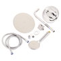 Conjunto de ducha monomando Cromado en Latón/Zinc y Acero Inoxidable