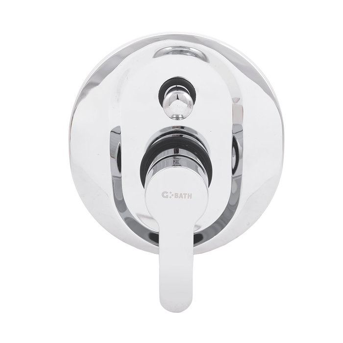 Conjunto de ducha monomando Cromado en Latón/Zinc y Acero Inoxidable