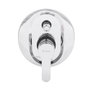 Conjunto de ducha monomando Cromado en Latón/Zinc y Acero Inoxidable