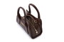 Lucky Bees Bolso de Mano Chocolate Brown en Cuero de Polivinilo Elegante y Sofisticado