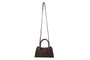 Lucky Bees Bolso de Mano Chocolate Brown en Cuero de Polivinilo Elegante y Sofisticado