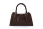 Lucky Bees Bolso de Mano Chocolate Brown en Cuero de Polivinilo Elegante y Sofisticado