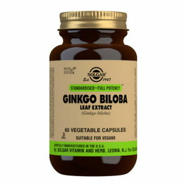 Solgar Ginkgo Biloba Extracto de Hoja 60 Cápsulas Vegetales