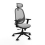 PIQUERAS Y CRESPO Silla de oficina Cilanco con mecanismo Sincro Gris