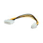 ROLINE Cable de alimentación interno Molex 4p / ATX12V-P4, 0,15 m