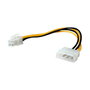 ROLINE Cable de alimentación interno Molex 4p / ATX12V-P4, 0,15 m