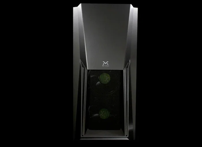 Droxio BURNER Caja de PC Gaming ATX, Cristal Templado Lateral, 3 Ventiladores RGB Incluidos, Compatible con Refrigeración Líquida 240mm, Negro