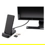 DeLOCK 4K Smartphone Docking Station con Soporte Integrado, Hub USB C, HDMI, 4 Puertos USB, Lector SD/MicroSD para Android y Windows, USB PD 15W, Negro