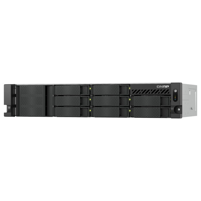 QNAP TS-855eU-RP-8G NAS Rackmontaje 2U 8 Bahías, Intel Atom C5125 8C 2.8GHz, 8GB RAM DDR4, 2x2.5GbE, 2xM.2 2280, 2xPCIe Gen3, 2xPSU