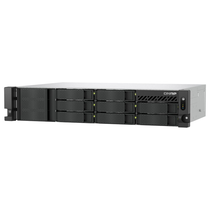 QNAP TS-855eU-RP-8G NAS Rackmontaje 2U 8 Bahías, Intel Atom C5125 8C 2.8GHz, 8GB RAM DDR4, 2x2.5GbE, 2xM.2 2280, 2xPCIe Gen3, 2xPSU