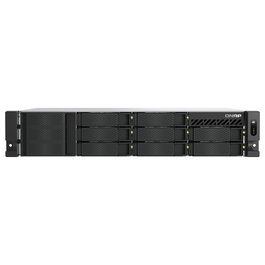QNAP TS-855eU-RP-8G NAS Rackmontaje 2U 8 Bahías, Intel Atom C5125 8C 2.8GHz, 8GB RAM DDR4, 2x2.5GbE, 2xM.2 2280, 2xPCIe Gen3, 2xPSU