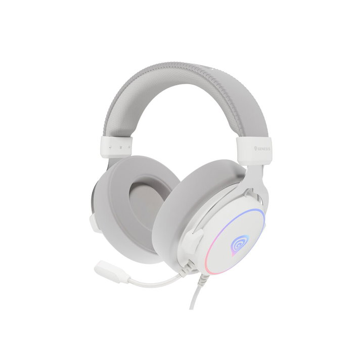 GENESIS Neon 764 Auriculares Gaming USB Blanco