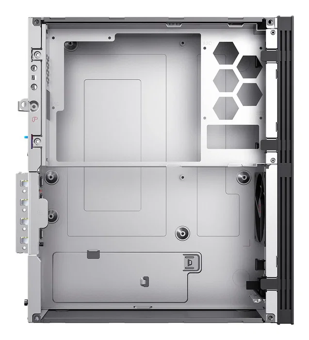 CoolBox Caja PC micro ATX T370 Slim Perfil Bajo Negro con Fuente TFX Basic 500GR-T 500W 80+ Bronze, 1x USB-C 3.2 Gen1, 1x USB-A 3.0, Compatible Low-Profile