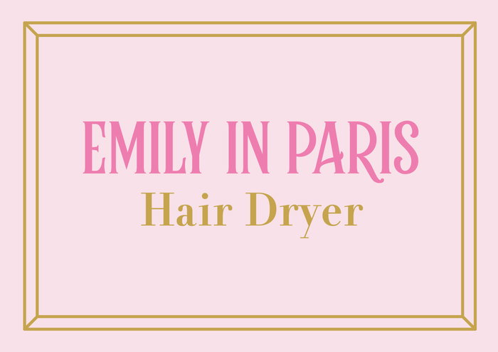 Inde Secador De Pelo Plegable Emily In Paris 7.5 cm ancho x 18.5 cm alto x 21.5 cm largo (6 Unidades)