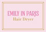 Inde Secador De Pelo Plegable Emily In Paris 7.5 cm ancho x 18.5 cm alto x 21.5 cm largo (6 Unidades)