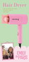 Inde Secador De Pelo Plegable Emily In Paris 7.5 cm ancho x 18.5 cm alto x 21.5 cm largo (6 Unidades)