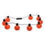 Atosa Guirnalda Decorativa de 92 cm con Calabazas Naranjas y Luz LED para Halloween