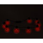 Atosa Guirnalda Decorativa de 92 cm con Calabazas Naranjas y Luz LED para Halloween