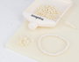 Innspiro Rocalla de Vidrio Redonda Ivory Crema 3,8mm 120g