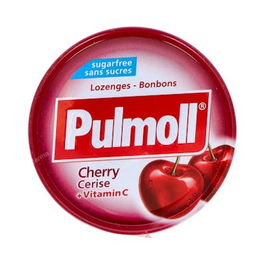 PULMOLL Pastillas Cereza Sin Azúcar Cajita 45Gr