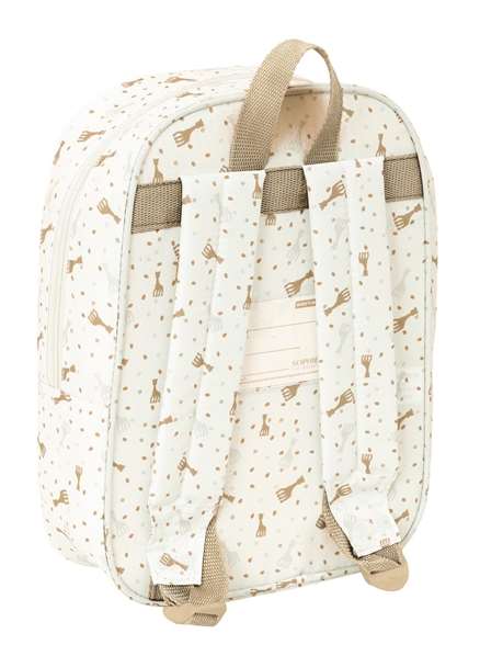 Mochila Escolar Sophie la Girafe Beige 20 x 28 x 8 cm