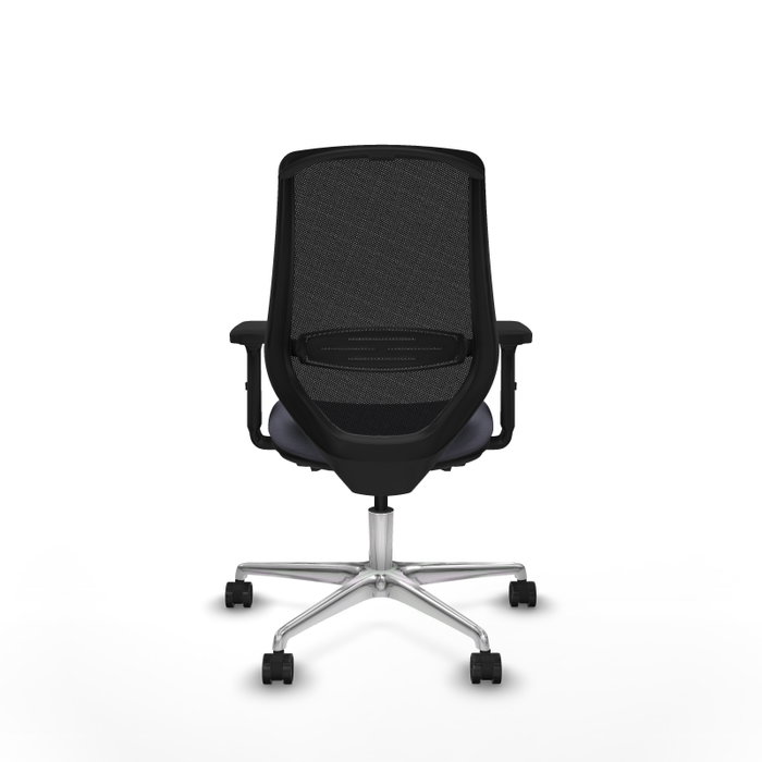 PIQUERAS Y CRESPO Silla de oficina Mardos con mecanismo Sincro/Traslack, Gris oscuro y Negro