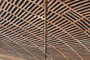 Giner y Colomer Aparador de Madera de Acacia con Patas de Metal, Natural, 90x40x86 cm