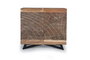 Giner y Colomer Aparador de Madera de Acacia con Patas de Metal, Natural, 90x40x86 cm