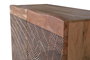 Giner y Colomer Aparador de Madera de Acacia con Patas de Metal, Natural, 90x40x86 cm
