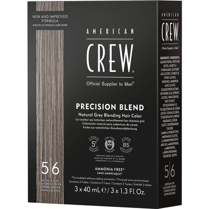 American Crew Precision Blend 5-6 Medium Ash 3x40ml