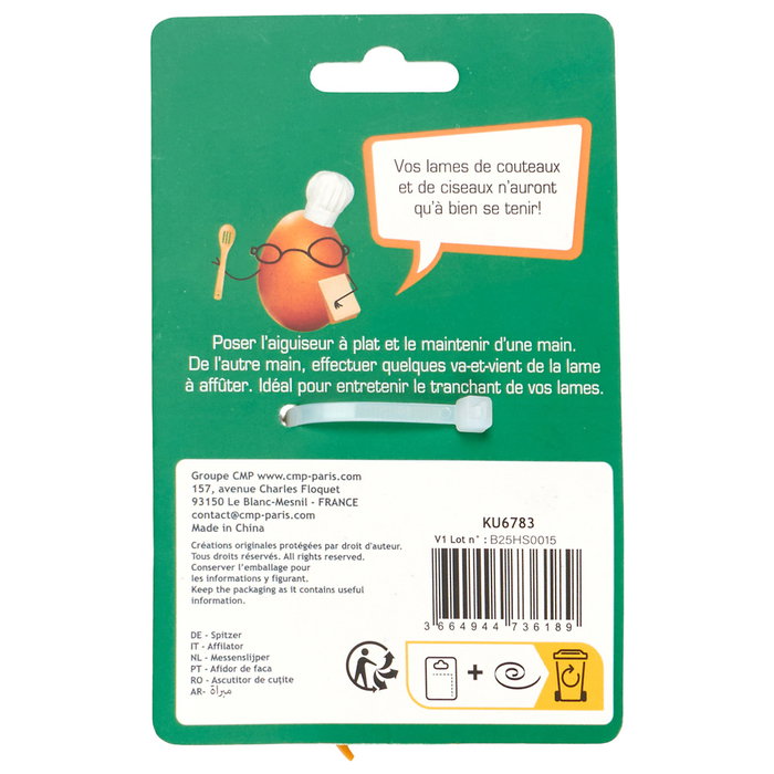 Cook Concept Afilador Forma Zanahoria Ludique Plástico