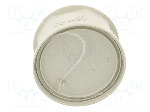 OBO BETTERMANN Caja de conexiones T 25 gris claro OBO BETTERMANN Caja de conexiones T 25 gris claro