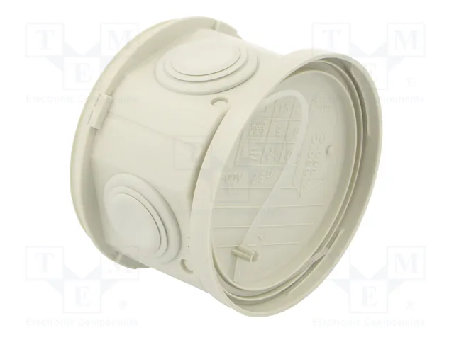 OBO BETTERMANN Caja de conexiones T 25 gris claro OBO BETTERMANN Caja de conexiones T 25 gris claro