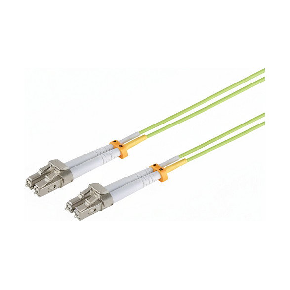 S-Impuls Cable de patch de fibra óptica OM5 LC/LC 15m verde claro S-Impuls Cable de patch de fibra óptica OM5 LC/LC 15m verde claro