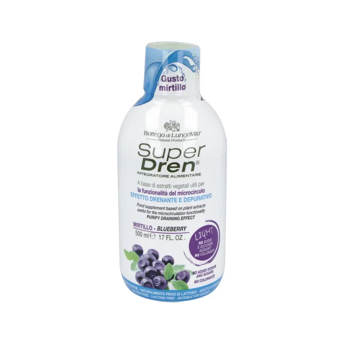 BOTTEGA DI LUNGAVITA Super Dren Depura Arándanos 500 ml BOTTEGA DI LUNGAVITA Super Dren Depura Arándanos 500 ml