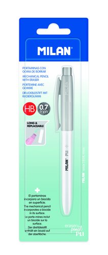 Portaminas Milan Pl1 Antibacteriano 0.7 Mm Gris Blister De 1 Portaminas Milan Pl1 Antibacteriano 0.7 Mm Gris Blister De 1