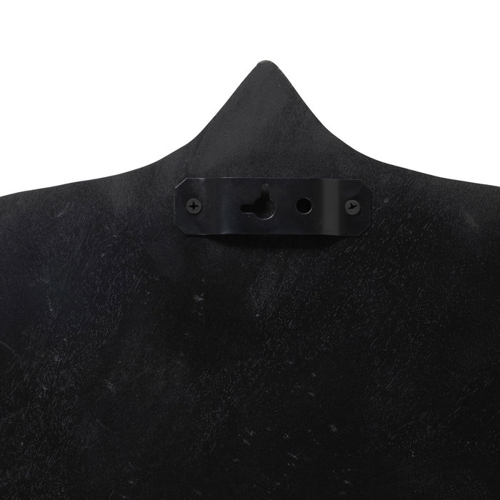 Espejo Marrón Madera de Mango Decoración 90 X 3 X 90 cm