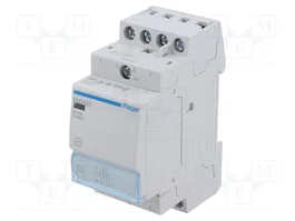HAGER Contactor ESD 4-polar de instalación 25A 24VAC