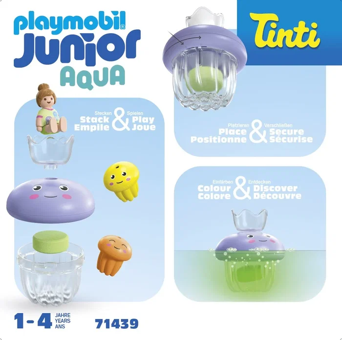 Playmobil Junior Tinti Familia de Medusas de Colores Playmobil Junior Tinti Familia de Medusas de Colores