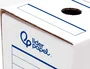 Liderpapel Caja de archivo definitivo automática DIN A4 Blanco