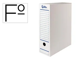 Liderpapel Caja de archivo definitivo automática DIN A4 Blanco