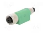 PHOENIX CONTACT Adaptador M12 Hembra Recto a M8 Macho Recto, 4 Pines