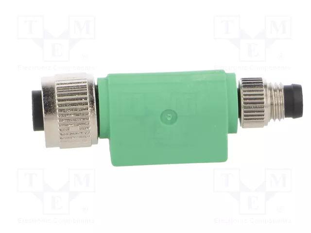 PHOENIX CONTACT Adaptador M12 Hembra Recto a M8 Macho Recto, 4 Pines