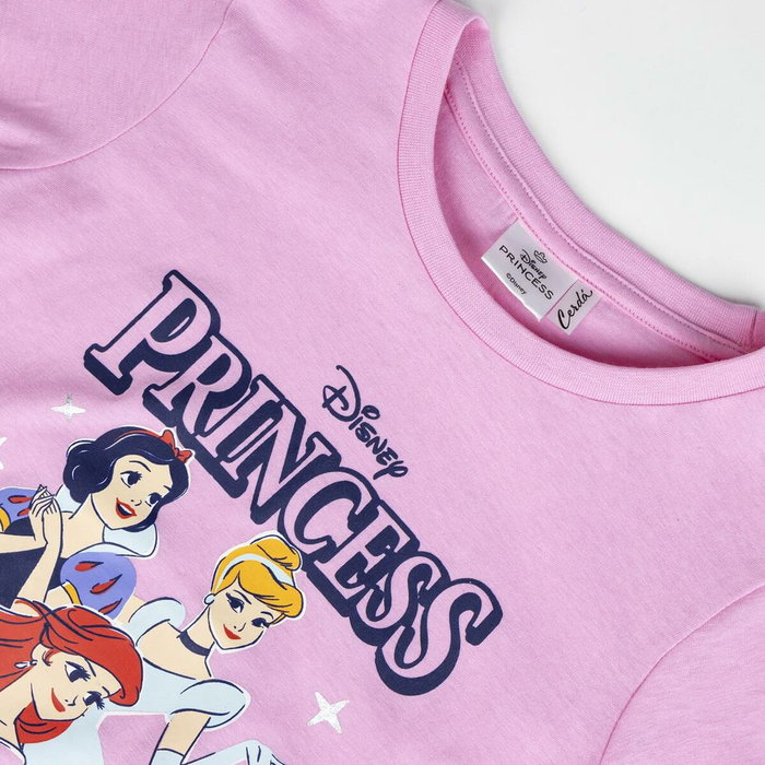 Cerdá Pijama Largo Single Jersey Princess Rosa Talla 3 Años