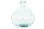 DKD Home Decor Jarrón Transparente Cristal Reciclado Orgánico 45 x 47.5 x 45 cm