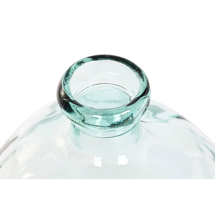 DKD Home Decor Jarrón de Cristal Reciclado Orgánico 40L