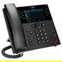 HP Teléfono IP Poly VVX 450 SIP, Negro, 12 Líneas, Pantalla LCD 4.3", PoE
