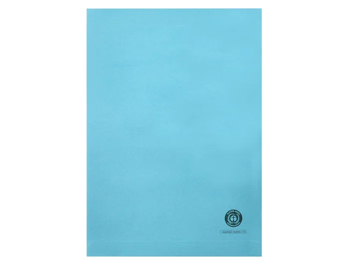 Q-connect Subcarpeta de Cartulina DIN A4 Azul 120 g/m² con Ventana Transparente - Certificado Blue Angel