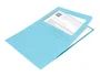 Q-connect Subcarpeta de Cartulina DIN A4 Azul 120 g/m² con Ventana Transparente - Certificado Blue Angel