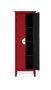 GINER Y COLOMER Armario de 2 Puertas en Madera de Mango Rojo, 180x60x35 cm